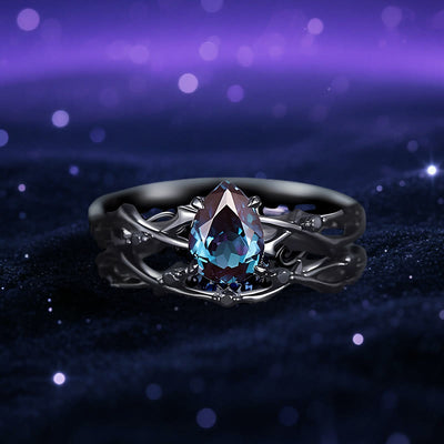 Olivenorma Enchanted Vine Mystic Alexandrit Ring - US 11 - image 0