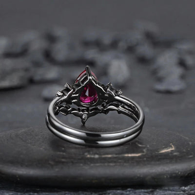 Olivenorma – Der Kronenring des Wächters – Granat- und Obsidianring - image 8