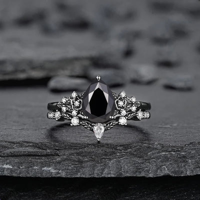Olivenorma – Der Kronenring des Wächters – Granat- und Obsidianring - image 16