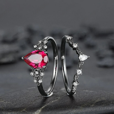 Olivenorma – Der Kronenring des Wächters – Granat- und Obsidianring - image 6