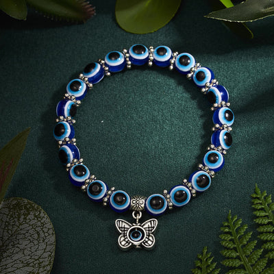 Olivenorma Doppeltes Wächter-Armband mit bösem Blick, Tiere, Totem, Perlen - image 3