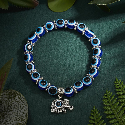 Olivenorma Doppeltes Wächter-Armband mit bösem Blick, Tiere, Totem, Perlen - image 11