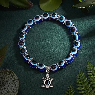 Olivenorma Doppeltes Wächter-Armband mit bösem Blick, Tiere, Totem, Perlen - image 9