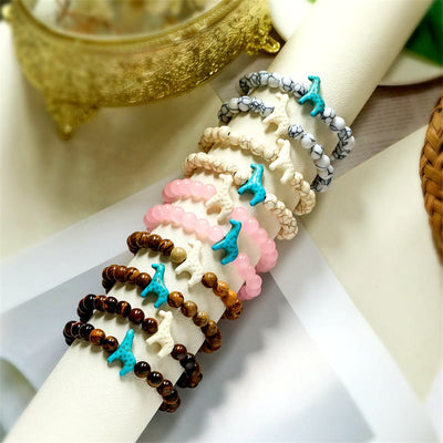 Olivenorma Giraffen-Wachstums-Edelsteinarmband - image 21