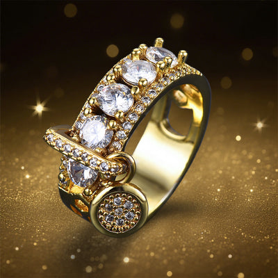 Olivenorma Hecate's Sigil Funkelnder Zirkonia-Ring - image 4