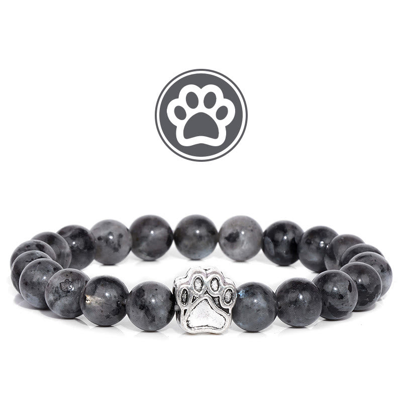 Olivenorma Furry Blessing Paw Edelsteinarmband - Labradorit - image 5