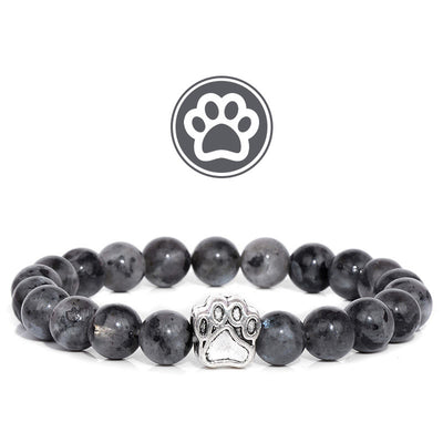 Olivenorma Furry Blessing Paw Edelsteinarmband - Labradorit - image 5