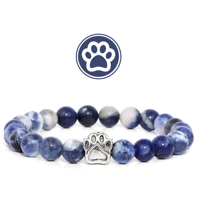 Olivenorma Furry Blessing Paw Edelsteinarmband - Blauer Sodalith - image 7