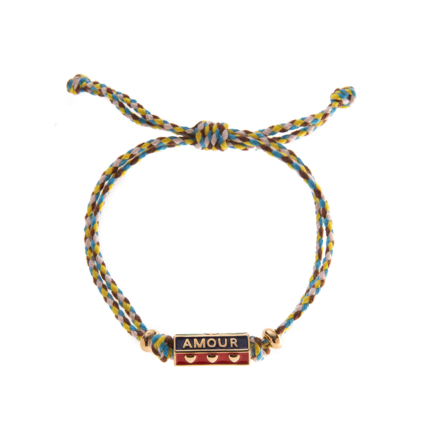 Olivenorma Tribal Tarot mit Buchstaben-Anhänger, geflochtenes Seil, Halskette und Armband - AMOUR - Armband - image 8