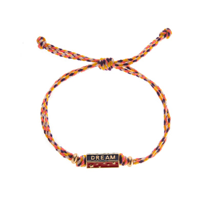 Olivenorma Tribal Tarot mit Buchstaben-Anhänger, geflochtenes Seil, Halskette und Armband - DREAM - Armband - image 6