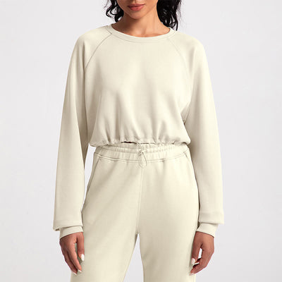 Olivenorma Weiches Langarm-Sweatshirt mit Rundhalsausschnitt für Yoga, Workout und Freizeit - image 7