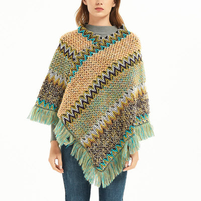 Olivenorma Boho Chic Fransen-Wickelschal - image 2