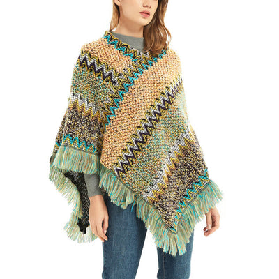 Olivenorma Boho Chic Fransen-Wickelschal - image 0