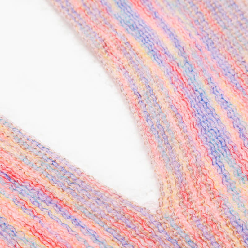 Olivenorma Poncho mit Rüschenbesatz, Quasten, Cardigan-Schal - image 14