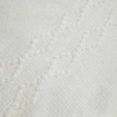 Olivenorma – Flauschiger, elfenbeinfarbener Cardigan-Schal aus Acryl - image 23