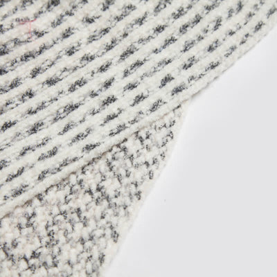 Olivenorma gestreifter Strickpulloverschal - image 18
