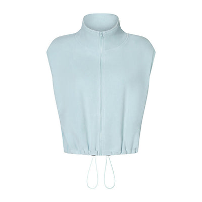 Olivenorma Ärmellose Jacke mit durchgehendem Reißverschluss für Workout, Yoga, Aktivjacke, Weste, sportliche Hoodies - image 1