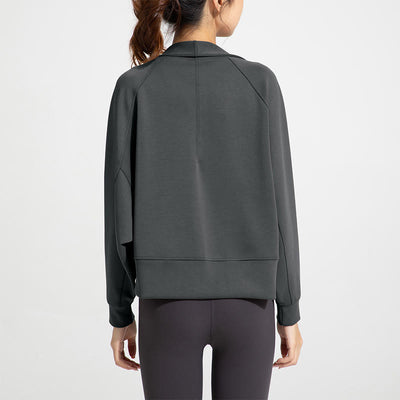 Olivenorma Langärmlige, weiche Jacke mit offener Vorderseite, Meditations- und Yoga-Oberteil, Strickjacke - image 10