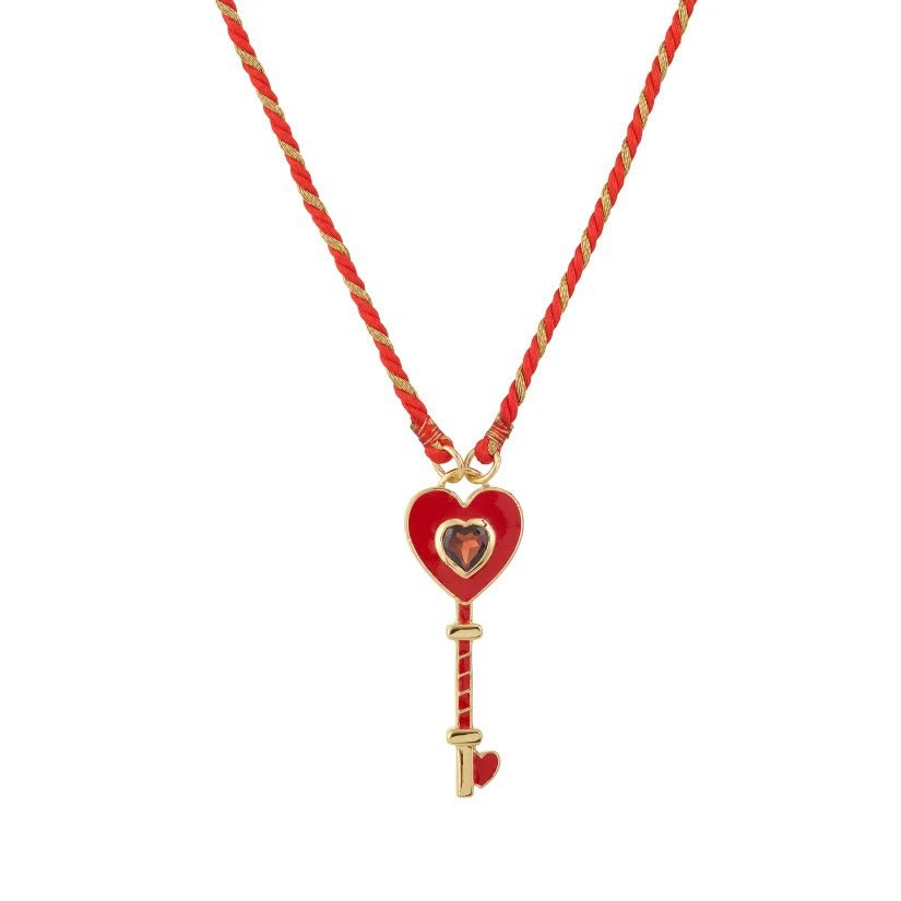 Olivenorma Halskette mit geflochtenem Seil, zur Abwehr des Bösen, Hamsa-Hand, böser Blick, Stammes-Charm, Tarot - Rotherziger Schlüssel - image 8