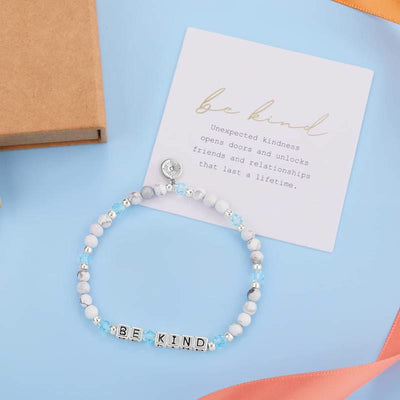 Olivenorma GIRL POWER Buchstabenwörter bedeutungsvolles Armband mit Perlen und Edelsteinen - image 3