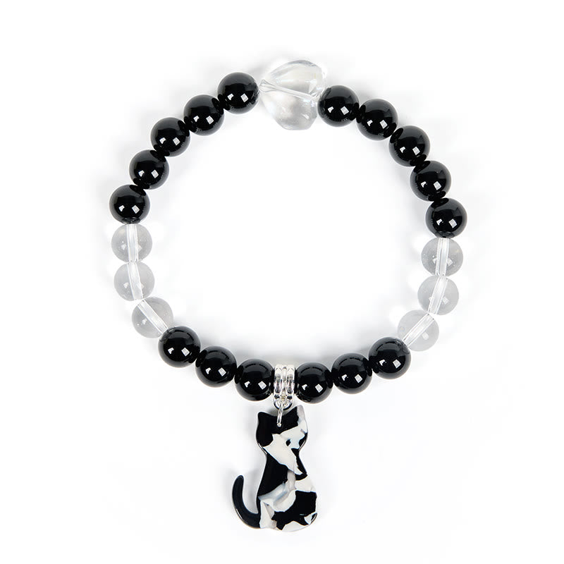 Olivenorma Guardian Tuxedo Cat Edelsteinarmband - image 4