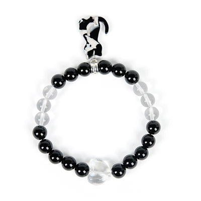 Olivenorma Guardian Tuxedo Cat Edelsteinarmband - image 6