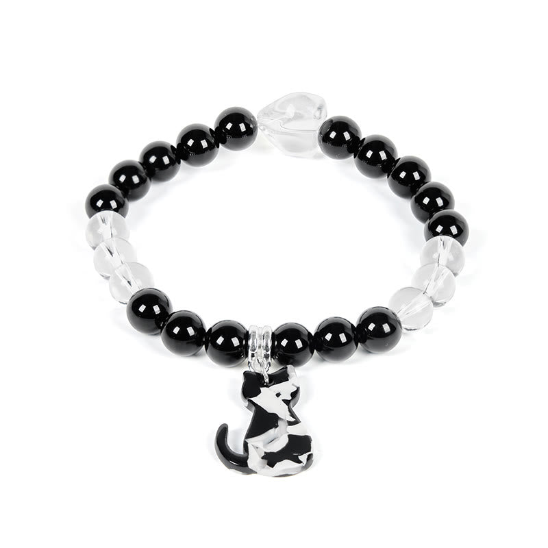 Olivenorma Guardian Tuxedo Cat Edelsteinarmband - image 5