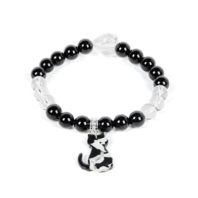 Olivenorma Guardian Tuxedo Cat Edelsteinarmband - image 5