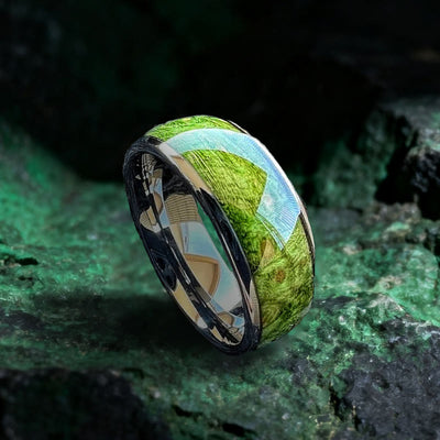 Olivenorma Verdant Canopy Serpentinit-Ring - image 4
