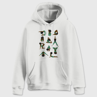 Olivenorma Yoga-Posen Übergroße Sweatshirts Outfits Fleecepullover Tops Hoodies - image 7