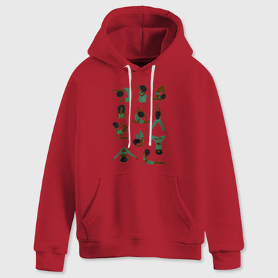 Olivenorma Yoga-Posen Übergroße Sweatshirts Outfits Fleecepullover Tops Hoodies - image 15