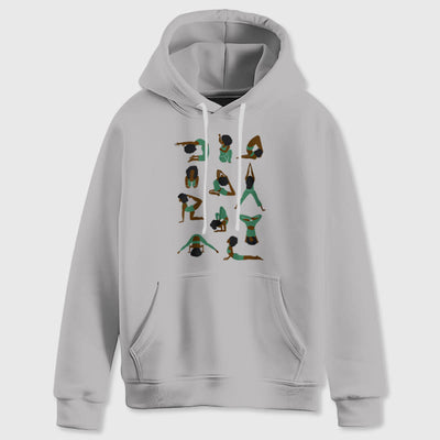 Olivenorma Yoga-Posen Übergroße Sweatshirts Outfits Fleecepullover Tops Hoodies - image 9