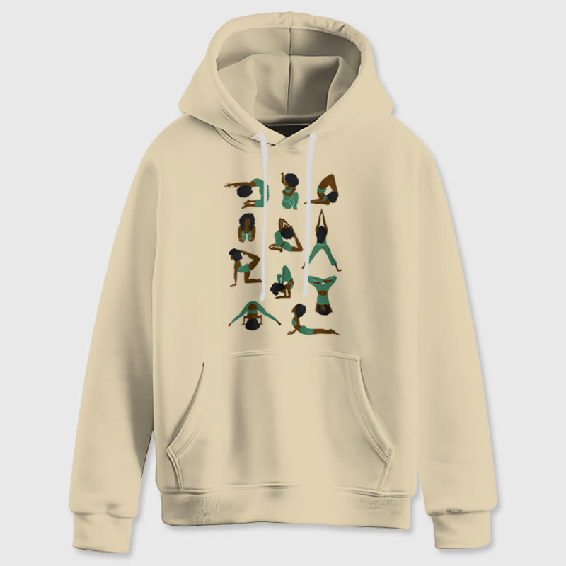 Olivenorma Yoga-Posen Übergroße Sweatshirts Outfits Fleecepullover Tops Hoodies - image 13