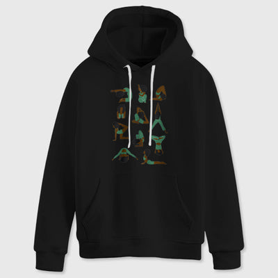 Olivenorma Yoga-Posen Übergroße Sweatshirts Outfits Fleecepullover Tops Hoodies - image 5