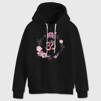 Olivenorma OM Symbol Blumen Inspirierende Pullover Fleece Top Lässige Yoga Hoodies - image 6