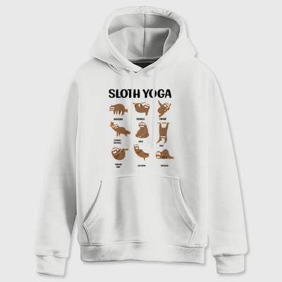 Olivenorma Lustige Faultier-Yoga-Posen Meditation Yoga Sweatshirts Fleece Hoodies - image 7