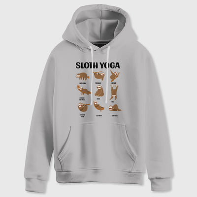 Olivenorma Lustige Faultier-Yoga-Posen Meditation Yoga Sweatshirts Fleece Hoodies - image 9