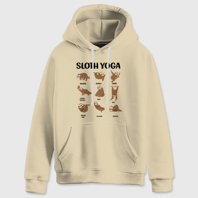 Olivenorma Lustige Faultier-Yoga-Posen Meditation Yoga Sweatshirts Fleece Hoodies - image 13