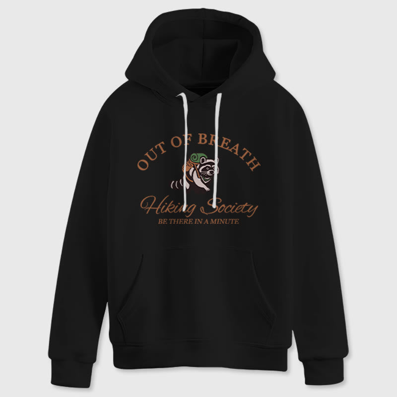 Olivenorma OUT OF BREATH Waschbär-Heilpullover, Unisex-Fleece-Oberteile, lockere Passform, Hoodies - image 5