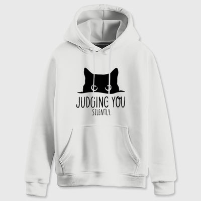 Olivenorma JUDGING YOU SILENTLY Süßes Kätzchen, lockere Passform, Sweatshirts für Damen und Herren, Hoodies - image 5