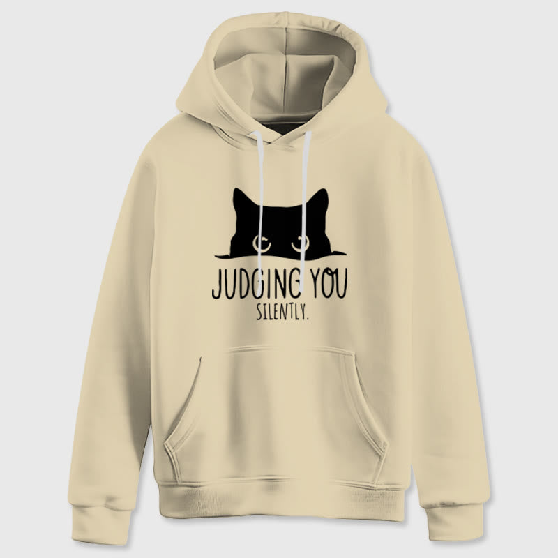Olivenorma JUDGING YOU SILENTLY Süßes Kätzchen, lockere Passform, Sweatshirts für Damen und Herren, Hoodies - image 9