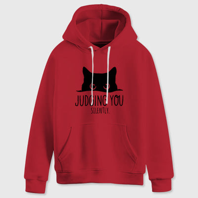 Olivenorma JUDGING YOU SILENTLY Süßes Kätzchen, lockere Passform, Sweatshirts für Damen und Herren, Hoodies - image 11