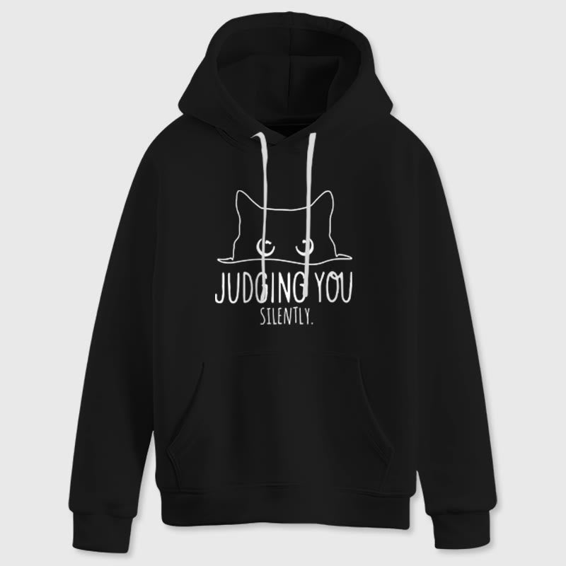 Olivenorma JUDGING YOU SILENTLY Süßes Kätzchen, lockere Passform, Sweatshirts für Damen und Herren, Hoodies - image 13