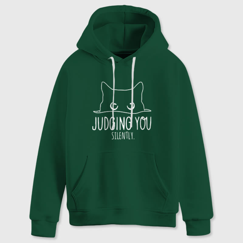 Olivenorma JUDGING YOU SILENTLY Süßes Kätzchen, lockere Passform, Sweatshirts für Damen und Herren, Hoodies - image 17
