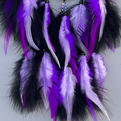 Olivenorma Brillantes Regenbogen-Kristall-Rundnetz, Boho-Traumfänger - image 5