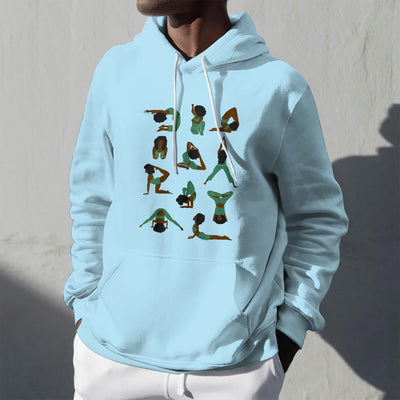 Olivenorma Yoga-Posen Übergroße Sweatshirts Outfits Fleecepullover Tops Hoodies - image 2