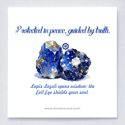 Olivenorma Vision of Serenity Lapislazuli Evil Eye Orgon-Pyramide - image 1