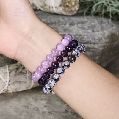 Olivenorma Fische – 19. Februar – 20. März – Sternzeichen-Armbandset mit Kristallen - image 1