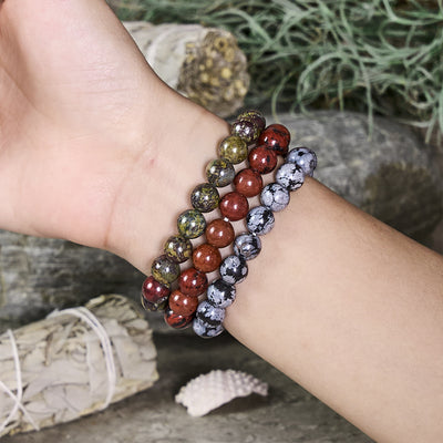 Olivenorma Scorpio – 23. Okt. – 21. Nov. – Sternzeichen-Armbandset mit Kristallen - image 1