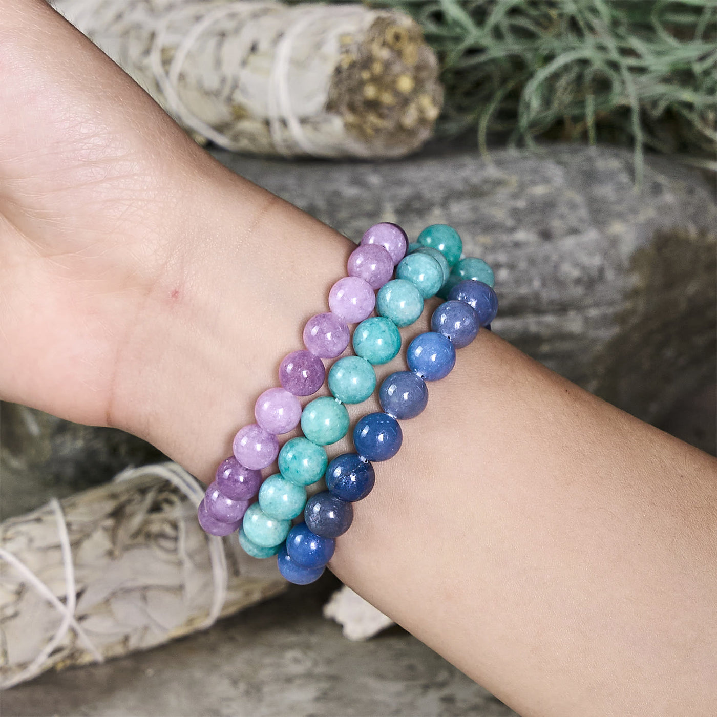 Olivenorma Schütze – 22. Nov. – 21. Dez. – Sternzeichen-Astrologie-Kristallarmband-Set - image 1